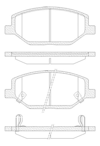 Pastilha De Freio Dianteira Chevrolet Spin Ltz 1.8 8v 2017