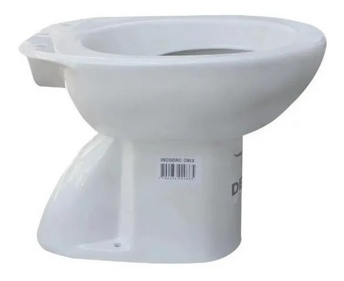 Imagen 3 de 6 de Combo Inodoro + Deposito Colgar + Asiento Pringles Blanco