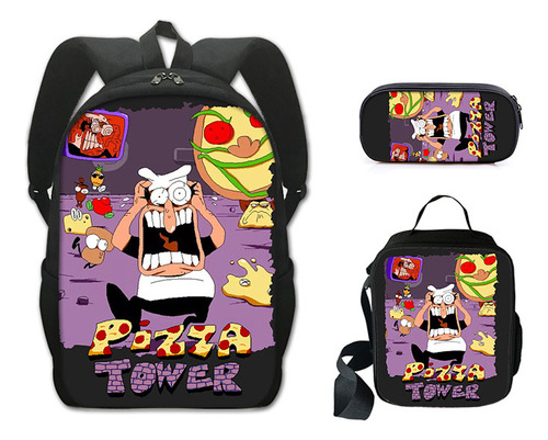 Mochila Backpa, Nueva Bolsa De Pizza Tower, De Transborder P