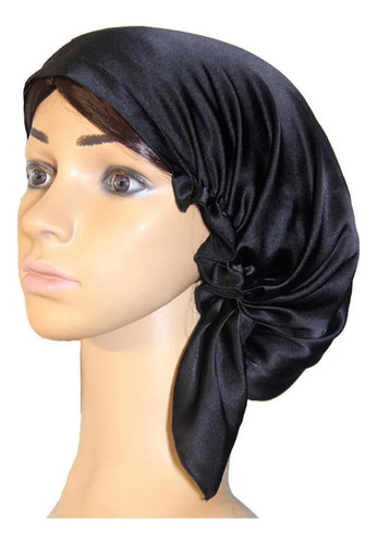 /gorro De Noche De Seda Elástico Para Dormir - 100% Seda