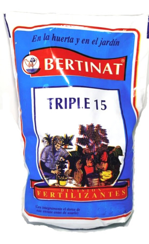 Triple 15 Fertilizante Bertinat X 1 Kg - Horus Grow -
