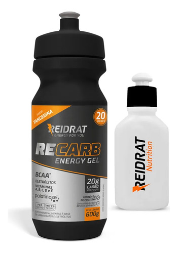 Reidrat Recarb Energy Gel Squeeze 600g + Mini Squeese 100 Ml