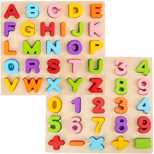 Alfabeto Puzzle Abc Carta Número De Rompecabezas Para ...