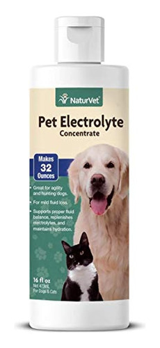Naturvet Pet Electrolito Concentrado Para Perros Y Gatos 16 