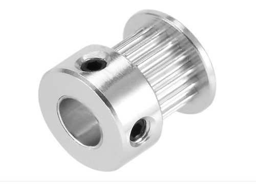 2 Peças Polia Gt2 16 Dentes Furo 5mm P/ Correia Largura 6mm