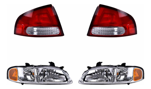 Paq Calaveras S/foco Y Faros Nissan Sentra 2001/2003 Depo