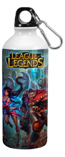 Botella League Of Legends Tapa + Pico Dosificador + Gancho