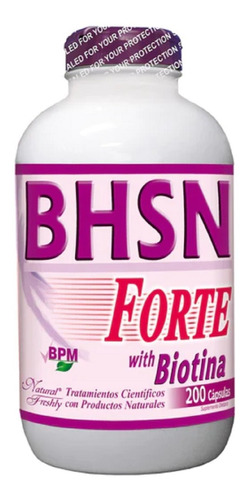 Bhsn Forte 200 Cap. Biotina Inv - Unidad a $456