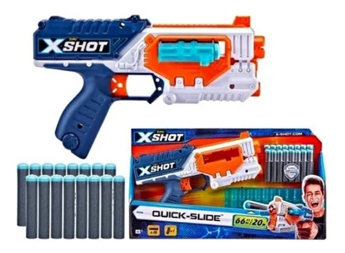 Pistola Xshot Lanza Dardo Quick Slide Hasta 20m Babymovil