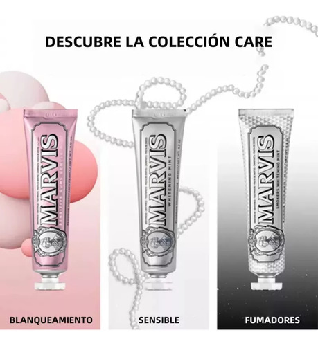 Crema Dental Branqueador De Menta Fj 2 Rods Marvis
