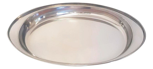 Fuente Oval Profunda Acero Inoxidable Legumbrera 45 Cm