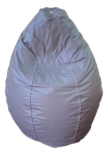 comprar Mini Puff Pera Descanso Infantil Colorido Com Enchimento Cor Cinza