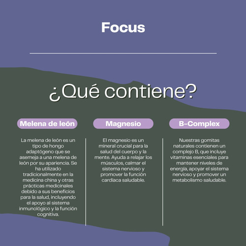 Focus Claridad Mental Y Cognitiva 60 Cap Karun Life