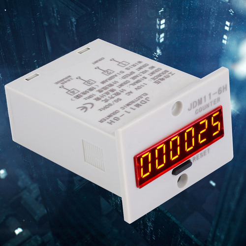 Contador Pantalla Digital Led Electrónico 6 Dígitos Ac110v