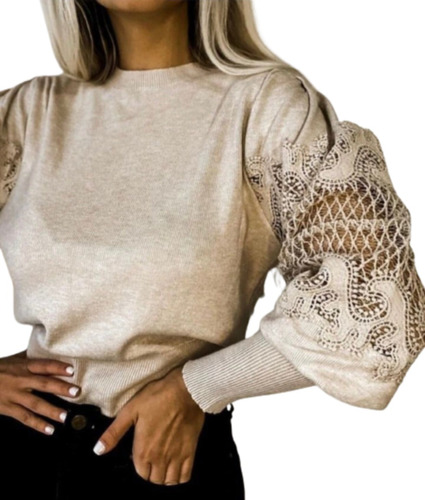 Sweater Importado Mangas Caladas  - Mia Mia Mujer (f)