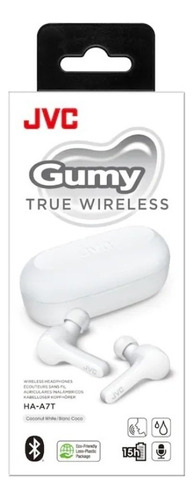 Audífonos Jvc Gumy Blancos Bluetooth Inalámbricos Color Blanco