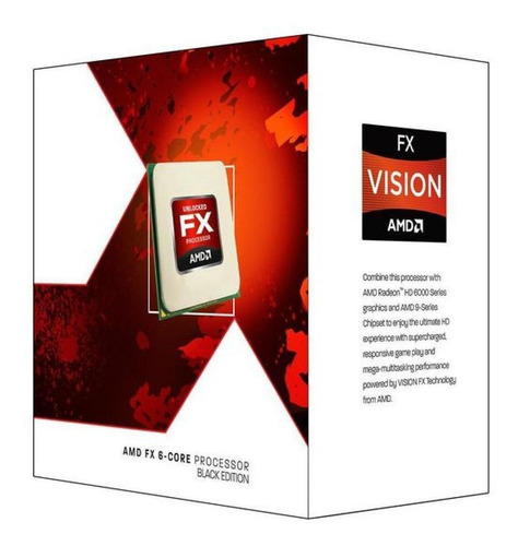 Amd Processador Fx 6100 De 6 Núcleos, 3.3 De 6 - Cores- Am3+ (Usado)