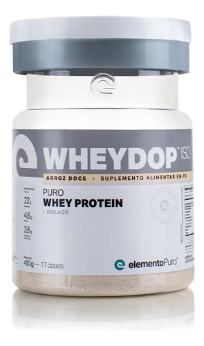 Whey Protein Isolado Wheydop Iso Todos Os Sabores 450g