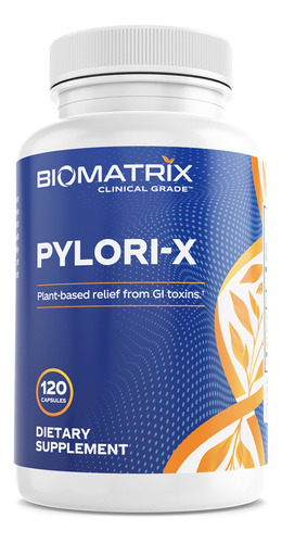 Pylori-x 120 Cápsulas Biomatrix Protege Revestimiento Del