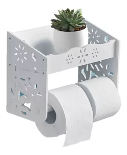 aislado Conjunto de WC con soporte para rollo de papel y escobilla bremermann® pie pesado 