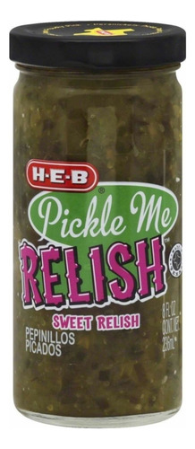 Pepinillos Sweet & Sour Relish H-e-b 236 Ml