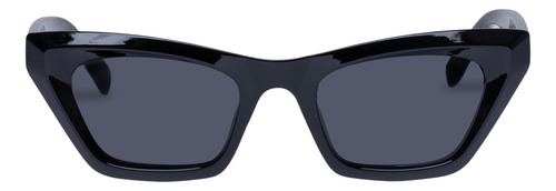 Lentes De Sol Aire Capricornus Cat Eye Gris Oscuro Negro Negro