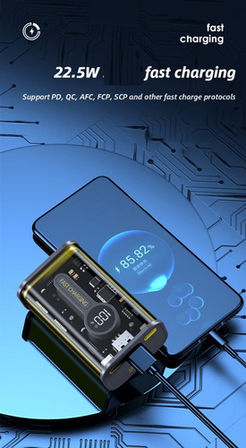 Cargador io ibk 22,5w ibk tipo c y usb portátil con cable carga 1a