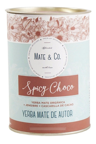 Yerba Mate De Autor Blend Spicy Choco Mate & Co Lata 240 Gr