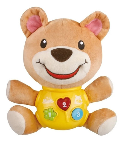 Imagen 1 de 6 de Osito Feddy Safari Musical Ok Baby Ploppy Bb0204