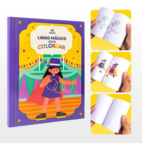 Libro Mágico De Colorear Pequeño - Truco De Magia