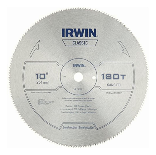 Irwin Tools Marathon Hoja Circular De Carburo