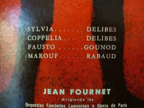 Vinilo Orquesta Lamoureux Opera Paris Delibes Gounod Cl2