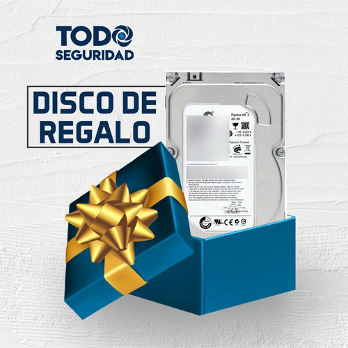 Imagen 3 de 7 de Kit Seguridad Hikvision Dvr 4ch Hd + 4 Cámaras Infrarrojas 720p Cctv + 4 Cable + Fuente 12v