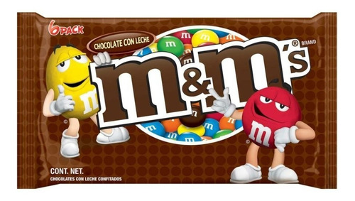 Chocolate Confitado M&m's  6 Piezas