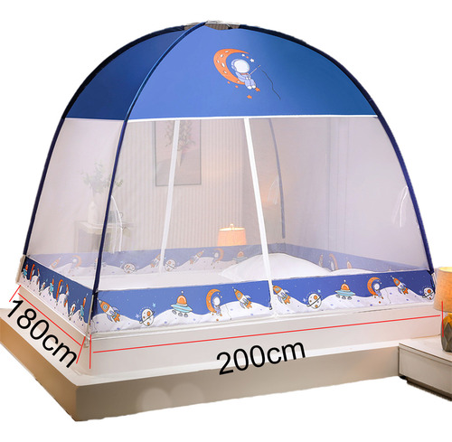 Mosquitera Pabellon Cama No Necesita Colgarse Con Dos Puerta