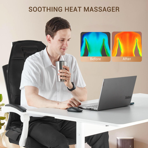 Cojín De Masaje De Espalda Relax 3000 Con Vibración