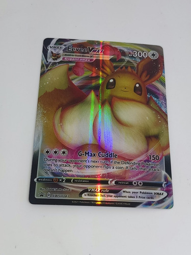 Carta Eevee V Max Pokemon Holografica Alternativa Promo