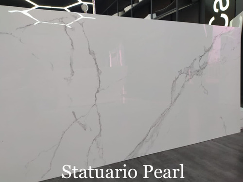 Porcelanato Statuario Pearl Castel 1.60x80 Vitrificado