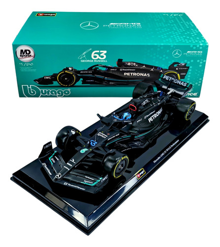 Auto Formula 1 Colección 1:24 Mercedes W14 E 2023 G. Russell
