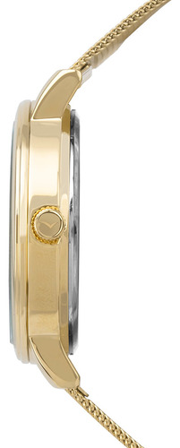 Kit Relógio Condor Feminino Mimos E Sutilezas Dourado - Co20 Fundo Champagne