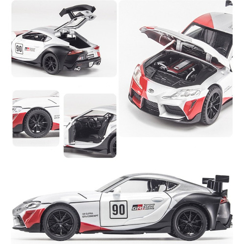 Toyota Supra Gt4 Racing Edition 1:32 Coche De Aleación