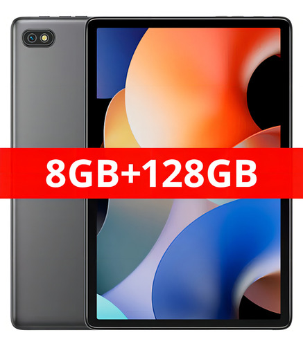 Tablet Android de 12, 10 polegadas, 8 Gb 128 Gb, 6580 mAh, cor preta