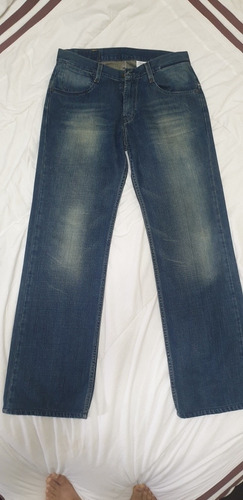 Jean Levis 588, 100% Original, Pantalón Azul Con Tono Verdos