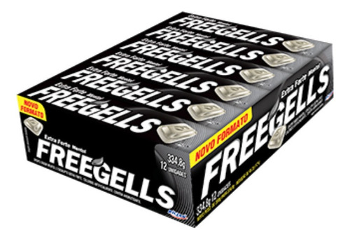 Freegells Drops Hortelã Extra Forte C/12 Unidades