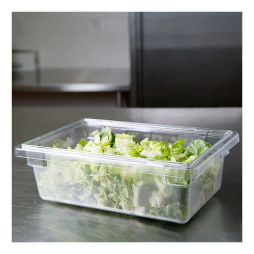 Contenedor Rubbermaid 13l Fg330900clr Para Alimentos Transparente