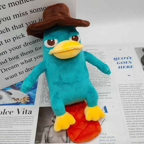Itpz Perry The Platypus Plush, Juguete De Peluche De Ornitor