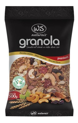 Granola Premium Ws Naturais 500g