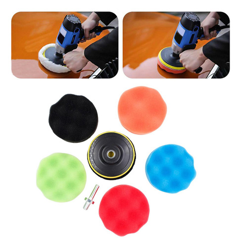 A Kit De Almofada De Polimento Para Carro De 8,7 Polegadas