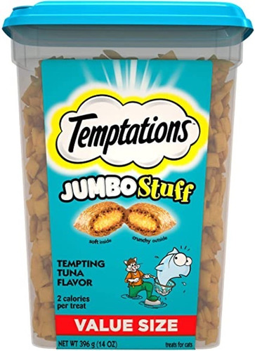 Snack Gatos Temptations Crujiente Y Suave Sabor AtĂșn 396 Gr