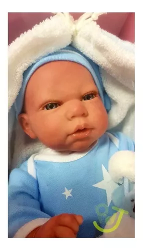 Comprar Bebé Reborn Carlos 40cm c/ Manta e Peluche de Arias